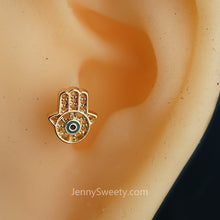 Fatimah Hand Cartilage Earring Helix Earring Cartilage Stud Conch Piercing