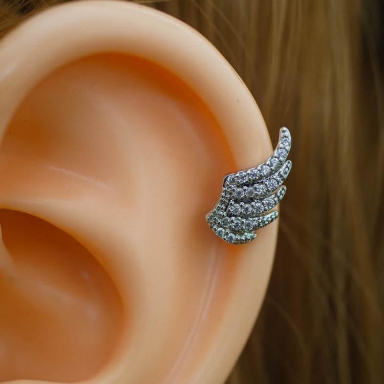 Angel wing sale cartilage earring