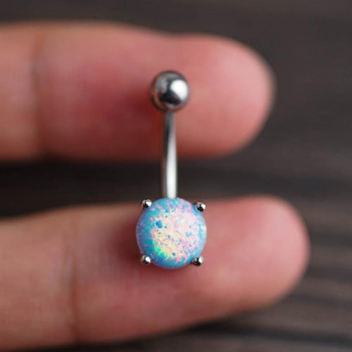 Opal Belly Ring Body Jewelry Body Piercing