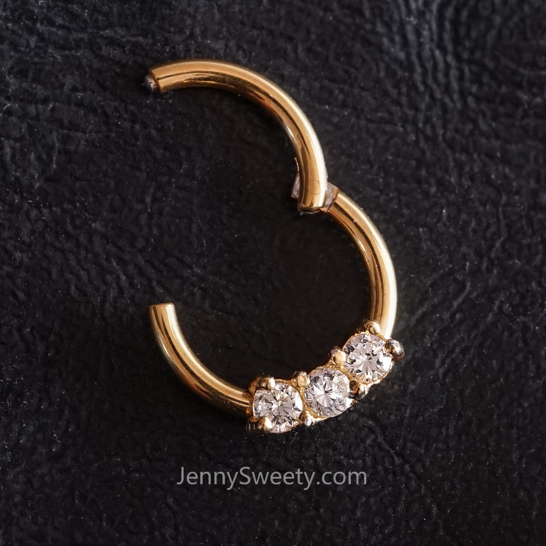 Buy 12mm, Sterling Sliver Rose Gold Endless Hoop Earrings, Huggies Hoop,  Tiny Hoop Earring, Cartilage, Piercings, Helix Earring, Hinged Hoop Online  in India - Etsy