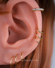 Seamless Daith piercing Tragus Earring Cartilage Helix Hoop Nose Ring